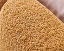 janine - modern camel fabric bed