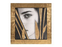 Kubia - Modern Gold 71" x 71" Painting