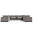 Vicki - Modern Grey Fabric Modular Sectional Sofa