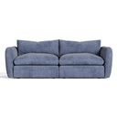 Kinsey - Modern Blue Fabric Modular Sectional Sofa-2-Piece Sectional