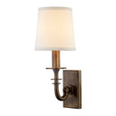 Distressed Bronze Carroll Wall Sconce 5" by Hudson Valley