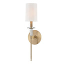Aged Brass Amherst Wall Sconce 5" by Hudson Valley