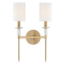 Aged Brass Amherst Wall Sconce 13" by Hudson Valley