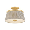 Aged Brass Valeria Semi Flush 16.25" by Hudson Valley