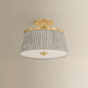 Aged Brass Valeria Semi Flush 16.25" by Hudson Valley, view 2