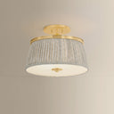 Aged Brass Valeria Semi Flush 16.25" by Hudson Valley, view 3