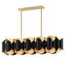 Gold Leaf Banks Linear 13" by Hudson Valley