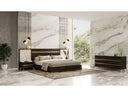 Velondra - Modern Eucalypto + Marble 4-Piece Bedroom Set