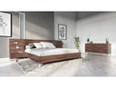 Brooklyn - Italian Modern Walnut 4-Piece Bedroom Set