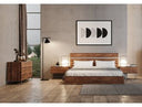 Lorenzo Italian Modern Light Oak 4-Piece Bedroom Set
