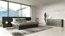 Manchester- Contemporary Dark Grey 4-Piece Bedroom Set