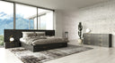 Manchester- Contemporary Dark Grey 4-Piece Bedroom Set