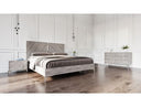Alexa Italian Modern Grey 4-Piece Bedroom Set
