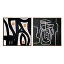 Burste - Modern Painting Set of 2