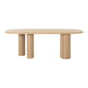 Summit - Modern 87" Natural Ash Dining Table