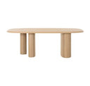 Summit - Modern 118" Natural Ash Dining Table