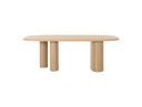 Summit - Modern 87" Black Ash Dining Table