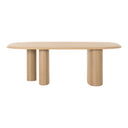 Summit - Modern 87" Natural Ash Dining Table
