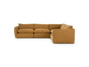 Kinsey - Modern Mustard Fabric Modular Sectional Sofa