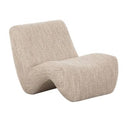 Spiro - Modern Beige Fabric Curved Sectional Sofa