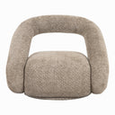 Tony - Modern Beige Fabric Swivel Accent Chair