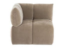 Marisol - Modern Taupe Fabric Sectional Sofa
