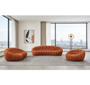 Yolonda - Modern Orange Fabric Bed