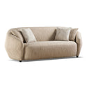 Belinda - Modern Beige Fabric 3-Seat Sofa