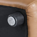Stuart - Contemporary Brown Leather Left Facing Chaise Sectional Sofa