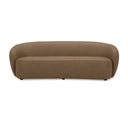 Omaha - Modern Tan Leather Swivel Accent Chair