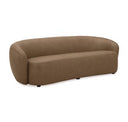Omaha - Modern Tan Leather Swivel Accent Chair