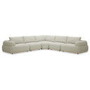 Evans - Contemporary Off-White Fabric Modular Sectional Sofa