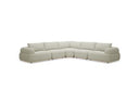 Evans - Contemporary Off-White Fabric Modular Sectional Sofa