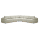 Evans - Contemporary Off-White Fabric Modular Sectional Sofa