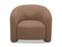 Bates - Modern Brick Fabric Accent Chair + Ottoman