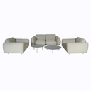 Palma - Outdoor Grey Olefin Fabric Sofa Set