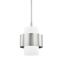 Polished Nickel Corinth Pendant 11" by Hudson Valley