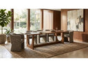 Oldford - Modern Beige + Black Fabric Dining Chair