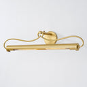 Aged Brass Berun Picture Light 28.25" by Hudson Valley, view 7