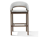 Weiss - Mid-Century Modern Walnut Round Bar Table