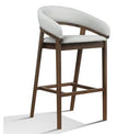 Weiss - Mid-Century Modern Walnut Round Bar Table