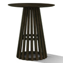 Weiss - Mid-Century Modern Wenge Round Bar Table