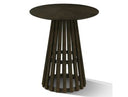 Weiss - Mid-Century Modern Wenge Round Bar Table