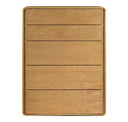 Dustin - Modern Natural Oak Nightstand