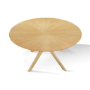 Prospect - Modern 47" Round Natural Oak Dining Table