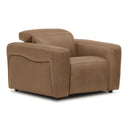 Nouveau Jessop - Modern Brown Leather Recliner Chair
