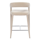 Nouveau Mundra - Modern Beige Fabric Counter Chair