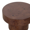 Nouveau Larch - Modern Dark Burl Nesting Table Set