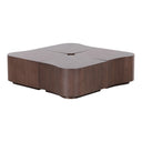 Nouveau Omar - Modern 4-Piece Walnut Coffee Table Set