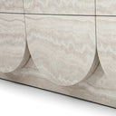 Yasmine - Modern Faux Travertine Dresser, view 7